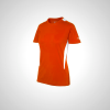 Orange/White Mizuno Softball Crew Neck Women's Jersey | 95217-OPQA