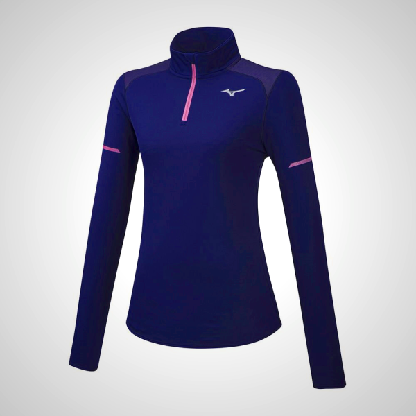 Purple Mizuno Alpha LS HZ Women's Running Top | 43850-WRZE