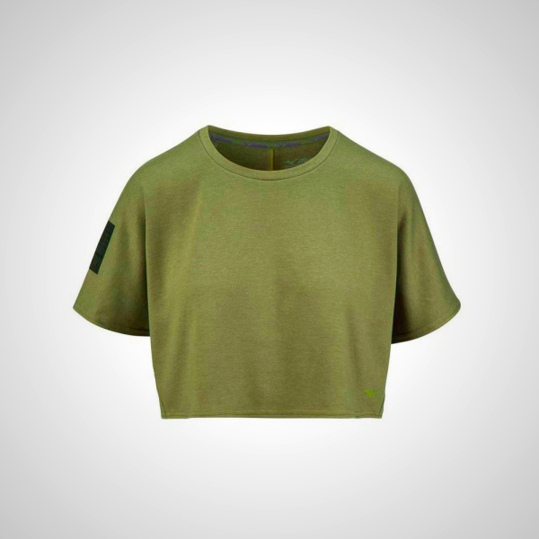 Purple Mizuno Ronda Rousey Kata Crop Women's T-Shirt | 73501-IPGV