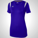 Mizuno Balboa 5.0 Long Sleeve Volleyball Jersey - Purple/Silver | 90346-SPRF