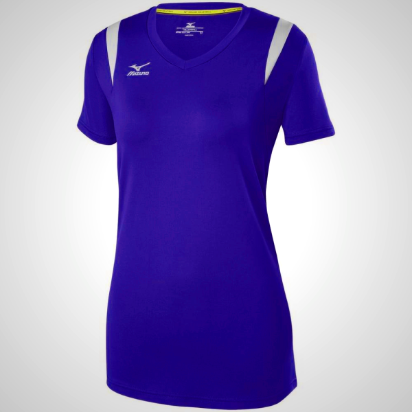 Mizuno Balboa 5.0 Long Sleeve Volleyball Jersey - Purple/Silver | 90346-SPRF