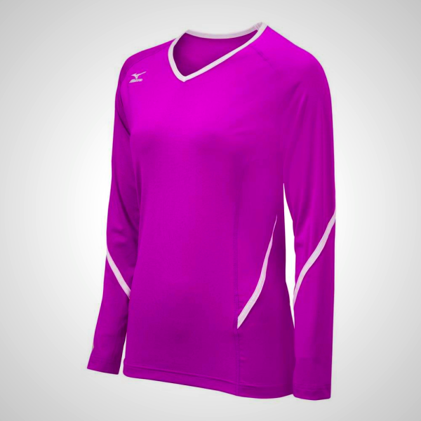 Mizuno Women's Purple/White Techno Generation Volleyball Jersey 25136-VXZQ