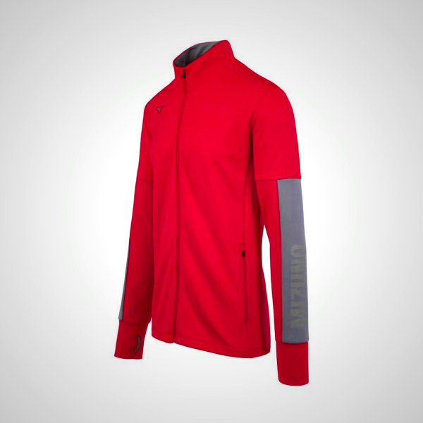 Red Mizuno Alpha Quest Men's Jacket | 38064-YREF
