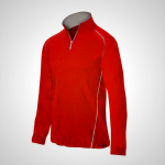 Red Mizuno Comp 1/4 Zip Batting Men's Jacket | 49728-KNZX