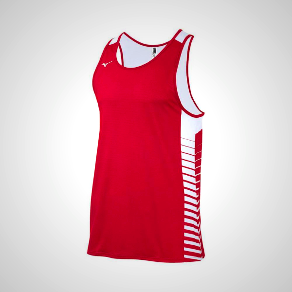 Red Mizuno Team Men's Tank Top 83471-BGNK