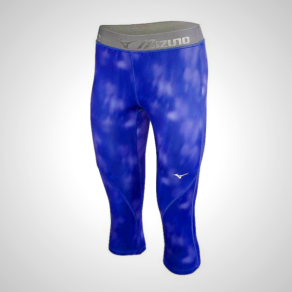 Red Royal Mizuno Impulse 3/4 Print Women's Tights | 49365-YKZO