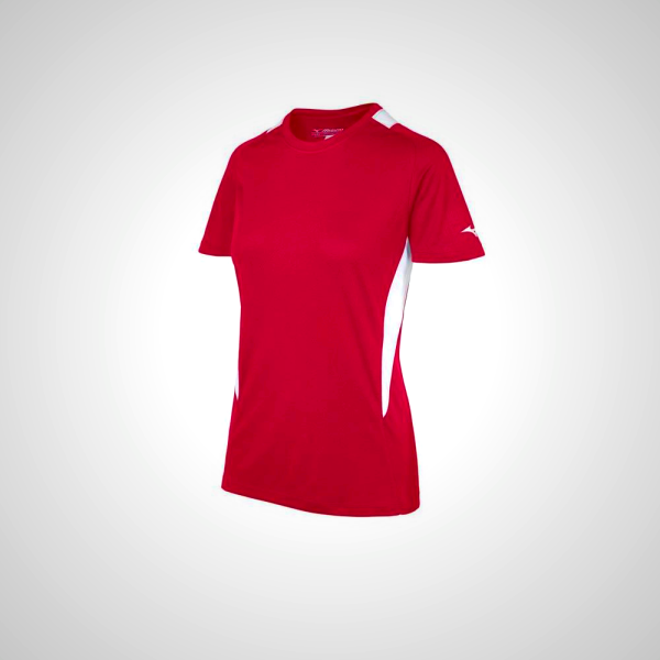 Red/White Mizuno Softball Crew Neck Women's Jersey | 62435-XSLV