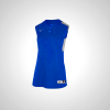 Mizuno Aerolite 2-Button Sleeveless Softball Jersey for Women - Royal Grey 76504-XDAG
