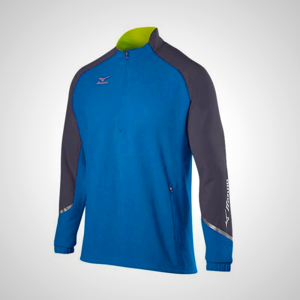 Mizuno Elite 1/2 Zip Pullover - Royal Grey | 48209-ABXI