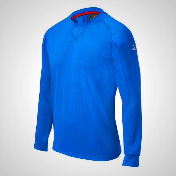 Royal Mizuno Comp Long Sleeve Training Shirt for Men | 94538-WGFP