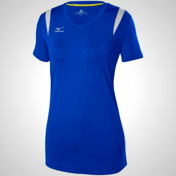 Mizuno Women's Royal/Silver Balboa 5.0 Long Sleeve Volleyball Jersey | 52106-LRKA