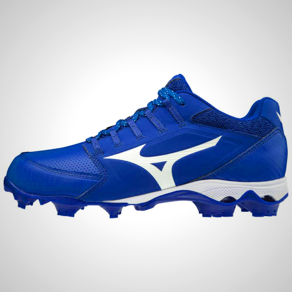 Mizuno 9-Spike Advanced Finch Elite 4 Softball Cleats | Royal/White
