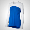 Royal/White Mizuno Techno VII Long Sleeve Volleyball Jersey for Women | 40958-OTYK