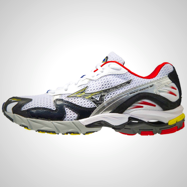 Mizuno Wave Rider 10 Women's Sneakers White/Black/Red | 68519-KAYP