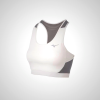 Mizuno Alpha Mesh Back Women's Running Bra | White/Grey 43816-NURY