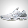 Mizuno Wave Stealth V Women's Handball Shoes White/Grey | 86904-DSFC