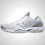 Mizuno Wave Stealth V Women's Handball Shoes White/Grey | 86904-DSFC