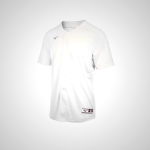 White Mizuno Aerolite Full Button Baseball Jersey for Men | 54730-KYQF