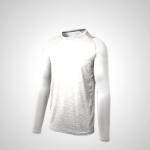 White Mizuno Alpha Stretch Sleeve Men's Top | 21709-QXPC