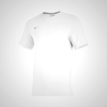 White Mizuno Comp Diamond Short Sleeve Crew T-Shirt for Men | 94178-GMVB