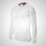 White Mizuno Comp Long Sleeve Training Shirt for Men | 97835-ZIHV