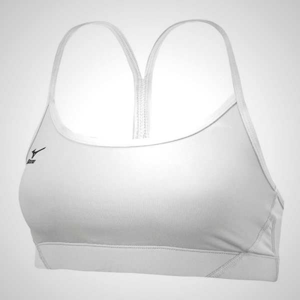 White Mizuno Hybrid Volleyball Women's Run Bras | 06527-DZIT