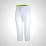 White Mizuno Stretch Softball Unbelted Women's Pants 32175-MDZQ