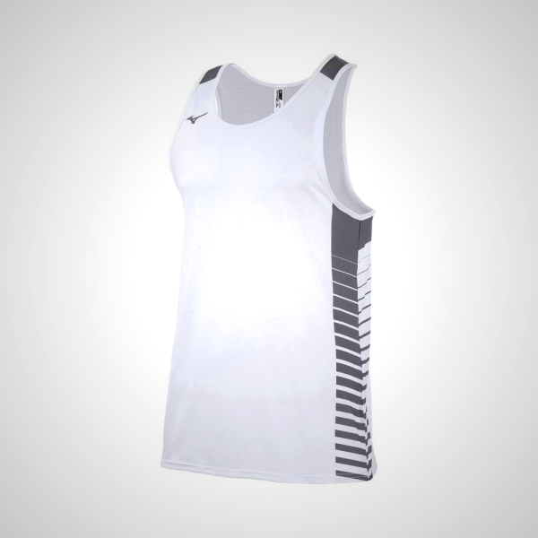 White Mizuno Team Men's Tank Top 52401-GADI