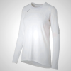 White Mizuno Techno VII Long Sleeve Volleyball Jersey for Women | 13529-OGXV