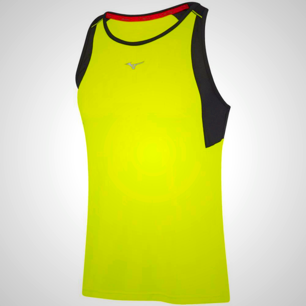 Mizuno Alpha Vent Men's Tank Top Yellow/Black | 62394-NHXF