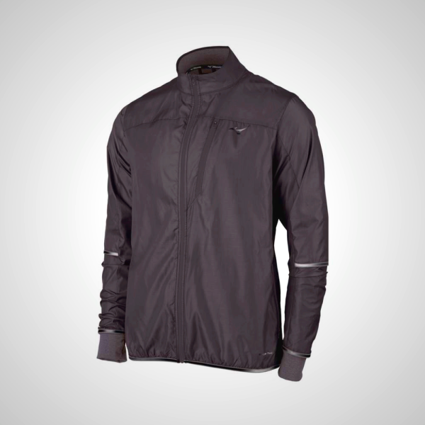 Mizuno Breath Thermo FZ Men's Jacket - Deep Grey 94610-IBFQ