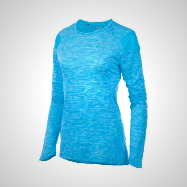 Azure Mizuno ALPHA LONG SLEEVE 2.0 Women's Running T-Shirt | 54903-YDBF