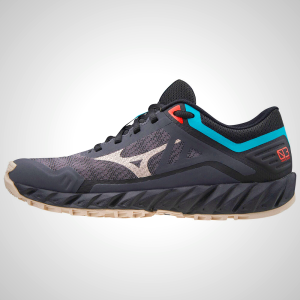 Mizuno Wave Ibuki 3 Women's Trail Running Shoes Black/Grey/Blue