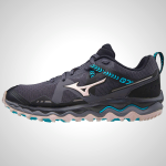 Mizuno Wave Mujin 7 Women's Trail Running Shoes Black/Grey/Blue 25081-BHOY