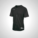Black Mizuno Aerolite Full Button Baseball Jersey for Men | 50942-YDPJ