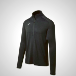 Black Mizuno Alpha 1/2 Zip Men's Pullover | 82634-KTWH