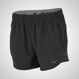 Black Mizuno Alpha 4" Running Women's Shorts | 34521-YRHQ