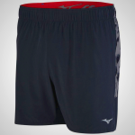 Black Mizuno Alpha 5.5" Running Men's Shorts | 75924-BZPQ