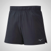 Black Mizuno Alpha 5.5 Running Men's Shorts | 71504-DFTV