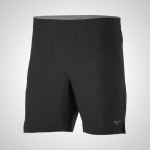 Black Mizuno Alpha 7" Running Shorts for Men | 69328-GNIF