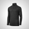 Black Mizuno Alpha Half Zip Men's Pullover | 54863-KRQO