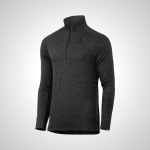 Black Mizuno Alpha Half Zip Men's Pullover | 54863-KRQO