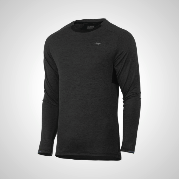 Black Mizuno Alpha Long Sleeve Men's Top | 18405-FWKX