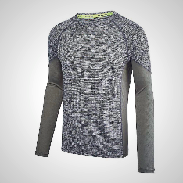 Black Mizuno Alpha Long Sleeve Men's Top | 96384-MNXP