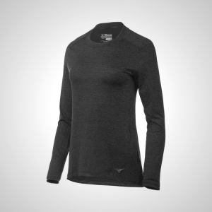 Black Mizuno Alpha Long Sleeve Women's Top | 75019-CIPG