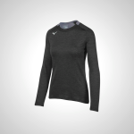 Black Mizuno Alpha Long Sleeve Women's Top | 94016-MDWL