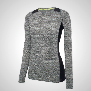 Black Mizuno Alpha Long Sleeve Women's Top | 95302-RSUI