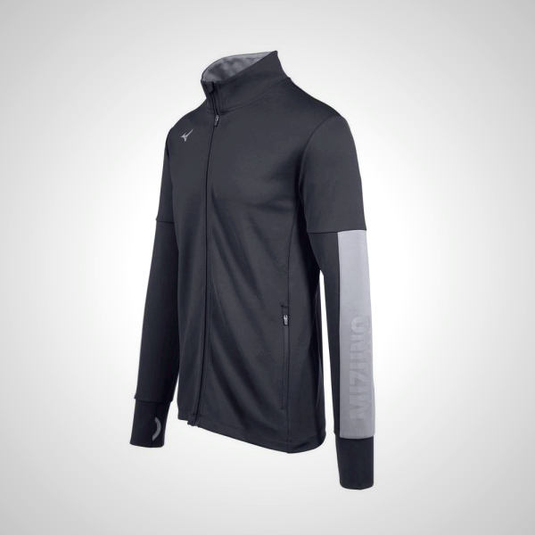 Black Mizuno Alpha Quest Men's Jacket 78315-VNEJ