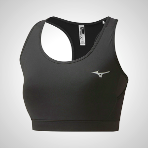 Black Mizuno Alpha Running Women's Sports Bra | 41706-AQOM