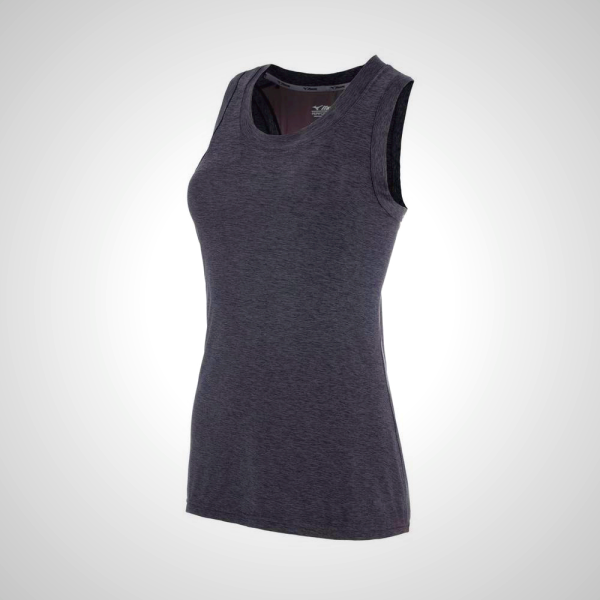 Black Mizuno Alpha Running Women's Tank Top 24019-QOUS